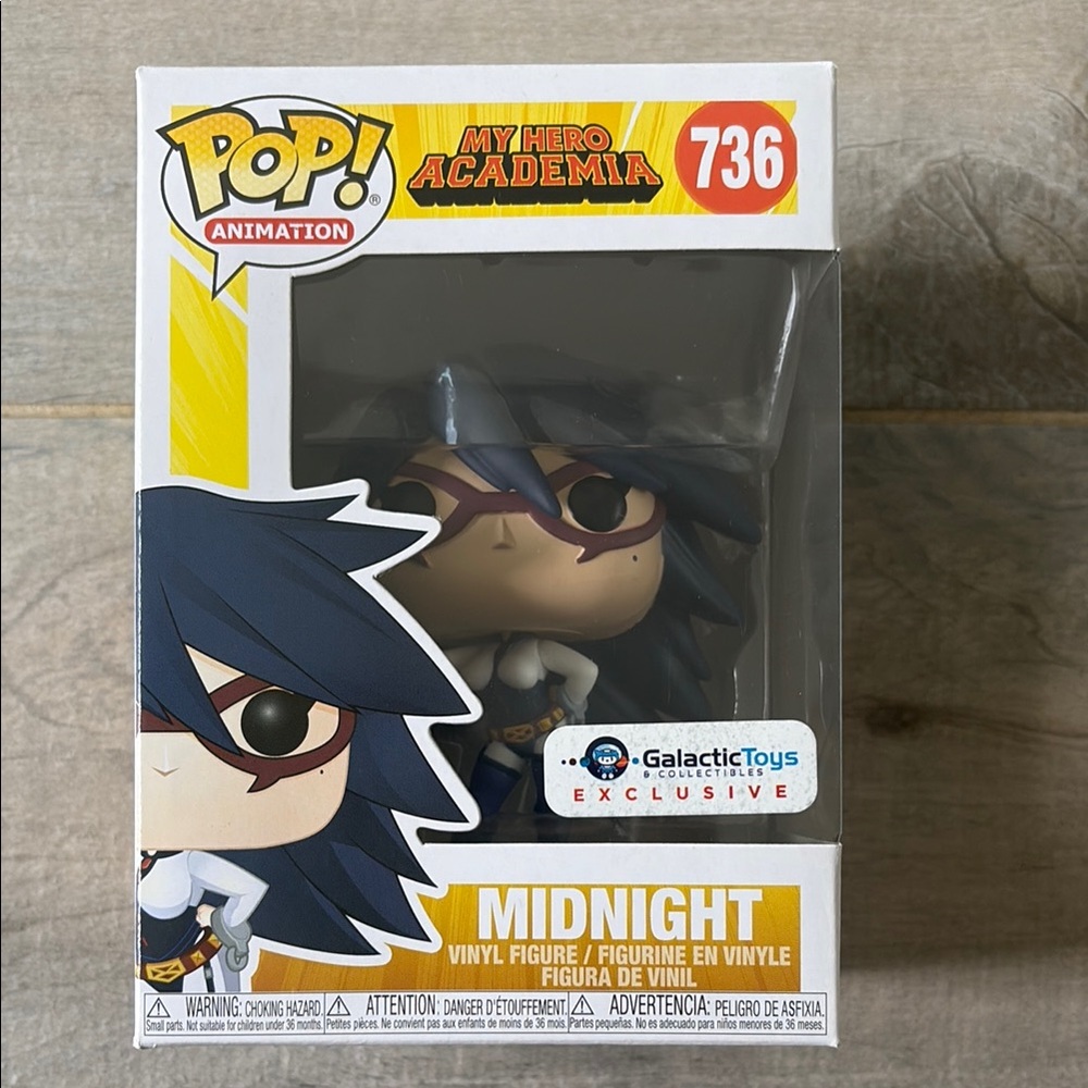 Funko Pop My Hero Academia  Animation Midnight Figure - Dark Blue and White